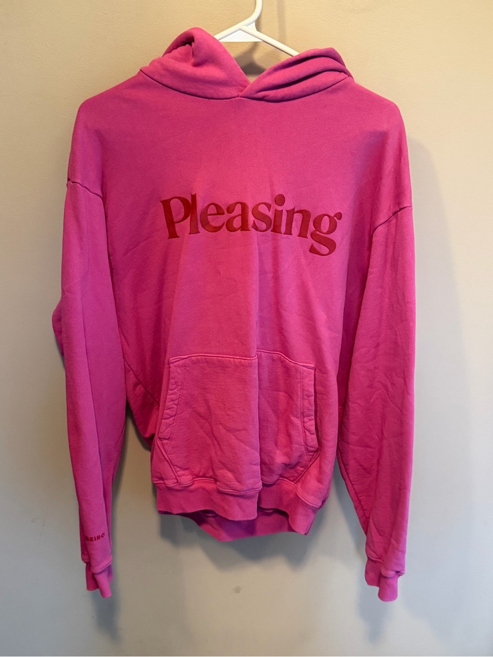HARRY STYLES PLEASING Pink Pullover Hoodie - Pleasing Brand